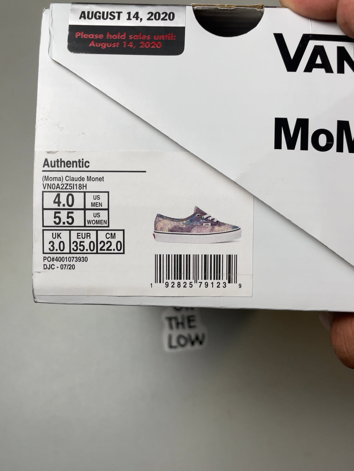 MoMA x Vans Authentic 'Claude Monet’s Water Lilies'