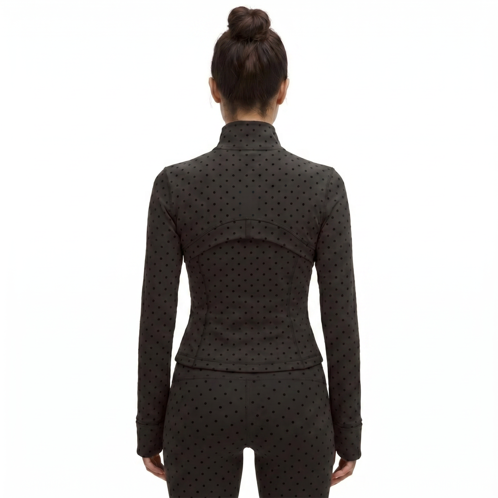 Black Polka Dot Set Women's
